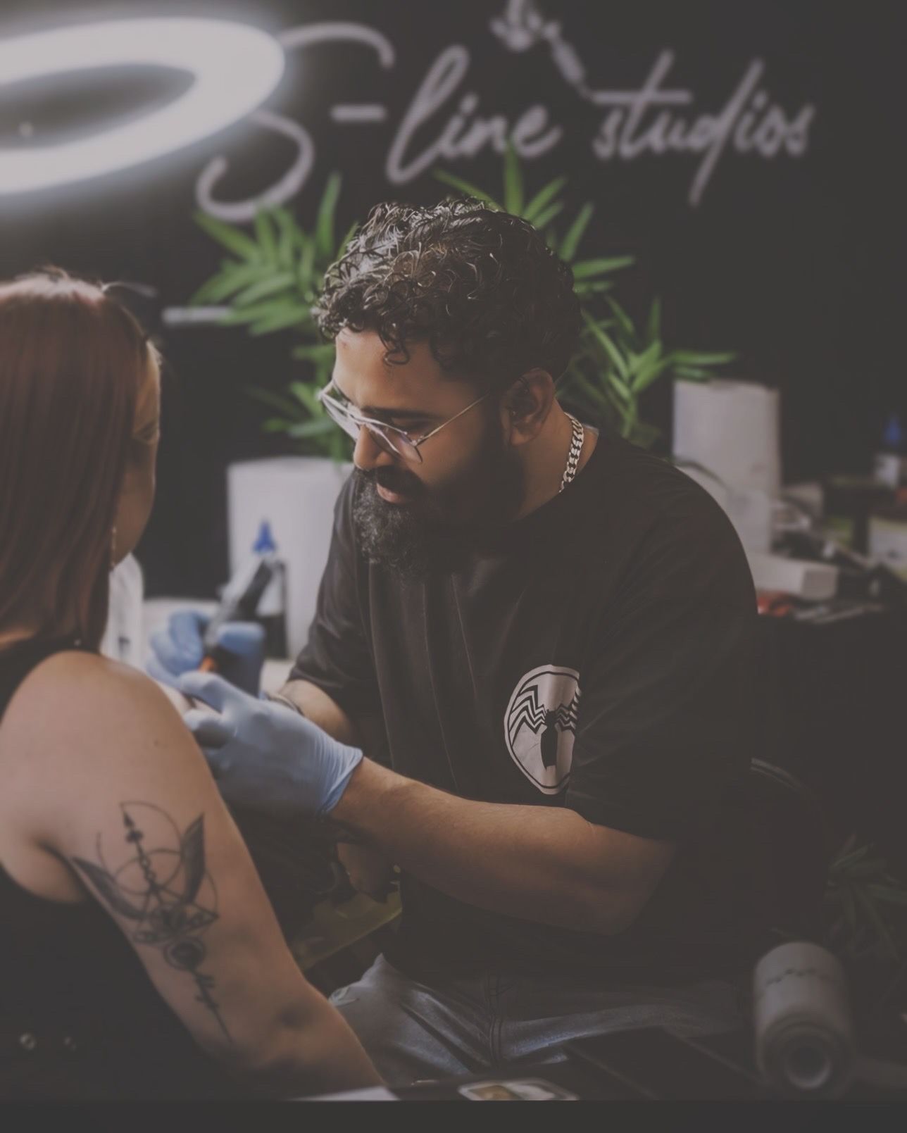NAV tattooing at S-Line Studios