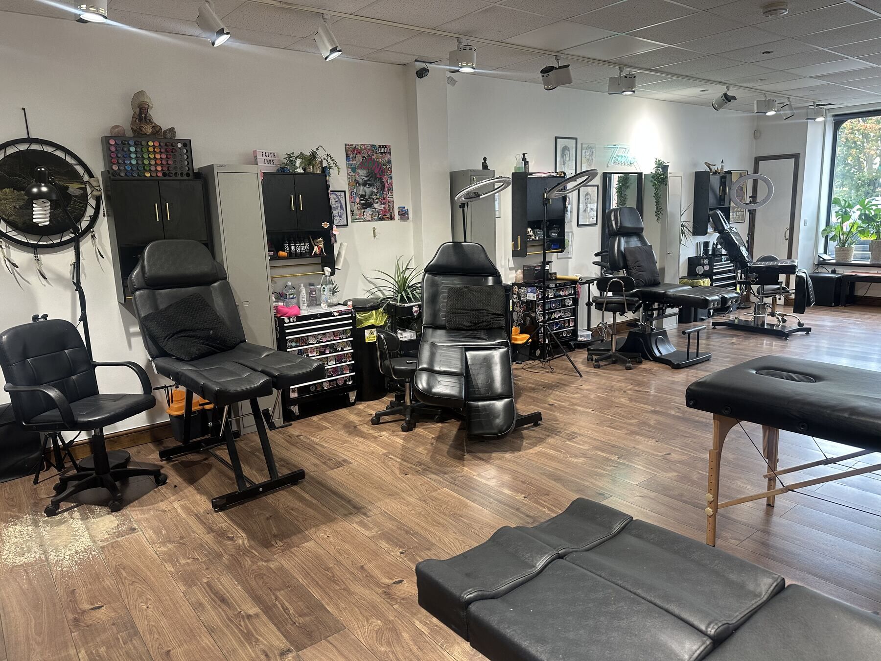 S-Line Studios tattoo studio interior, Old Town, Swindon